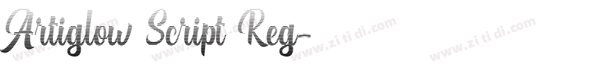 Artiglow Script Reg字体转换 Artiglow Script Reg字体转换